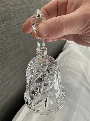 Buy Vintage Lead Crystal Cut Glass Bell. Very Good Condition • 10£