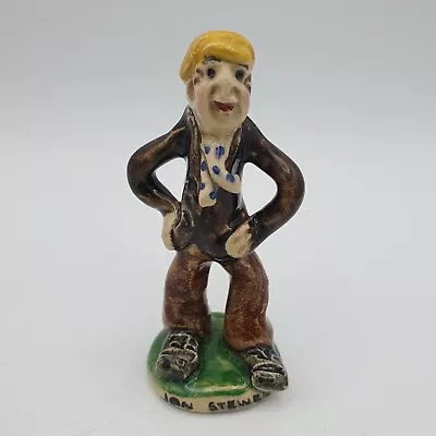 Buy RARE Will Young Studio Pottery Devon 'Jan Stewer' Pottery Figurine Vtg Unsigned • 39.99£