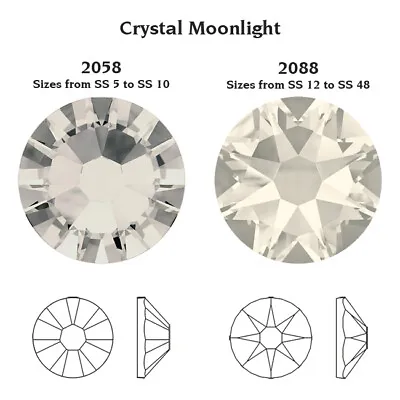 Buy Superior PRIMERO Crystals 2058 & 2088 Foiled Flat Back Rhinestones * All Colors • 7.56£