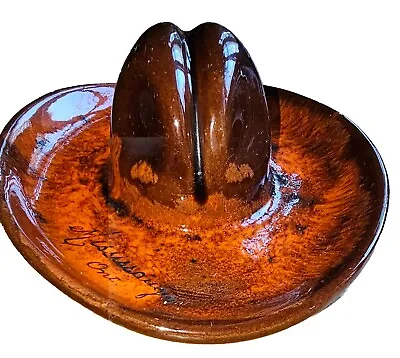 Buy Vintage McMaster Craft Canada Pottery Cowboy Hat Ashtray  Mississauga Ontario  • 17.95£