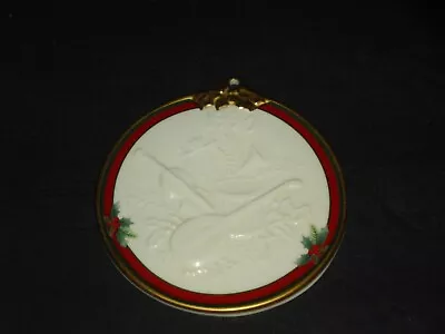 Buy 1990 Pfaltzgraff Christmas Yuletide Bone China Flat Ornament  • 11.02£