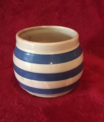 Buy Vintage Staffordshire Chef Ware Blue And White Sugar Bowl Dish • 4£