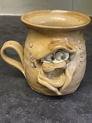 Buy Pretty Ugly Pottery Coffee Mug Cup Face Handmade In Wales Glazed Stoneware • 4.99£