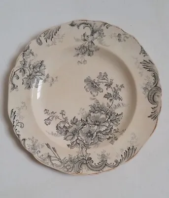 Buy Antique 9  Floral Transferware Plate  Cottagecore Decor  • 10£
