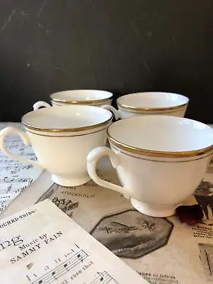 Buy Vintage China Set Of Four Tea Cups By Royal Grafton / Fine Bone China / • 12£