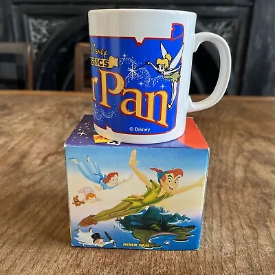Buy Disney Classics Mug Peter Pan Boxed Unused Vintage Staffordshire Tableware • 7.38£