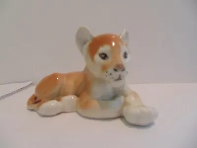 Buy Vintage Ussr Russian Lomonosov Animal Figure - Lion Cub Sitting   1986 • 4.25£