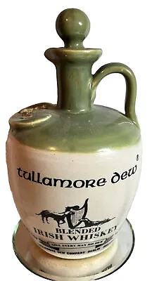 Buy TULLAMORE DEW IRISH WHISKEY CERAMIC  Vintage Stoneware BOTTLE - JAR • 30.64£