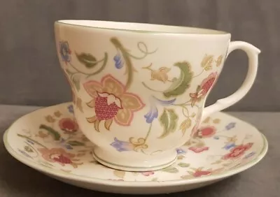 Buy Bone China Cup And Saucer Duchess Jacobean Pretty Floral Pattern. • 9.99£