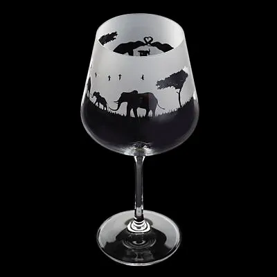 Buy Dartington Crystal Aspect Elephant Parade Copa/Gin/Wine Glass 380ml - Gift Boxed • 22.95£