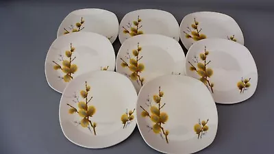 Buy Midwinter Stylecraft Pussy Willow Set Eight Tea Plates • 16.99£