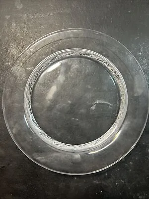 Buy Lalique, France Clear Glass Etched Plate • 30£