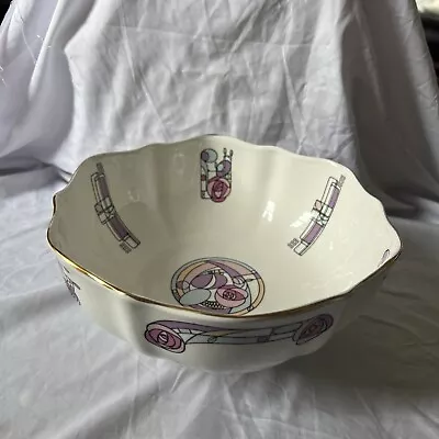 Buy Aynsley Fine Bone China Rennie Mackintosh Art Deco Footed Bowl Made In England • 28£