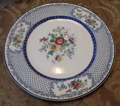 Buy Antique Cauldon England Bone China Dinner Plate 9  Flowers - Embossed W. Name #s • 25.94£