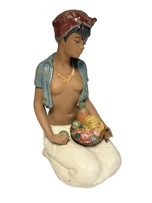 Buy Nao By Lladro Figurine Native Beauty Gres Matte Height 28cm • 95£