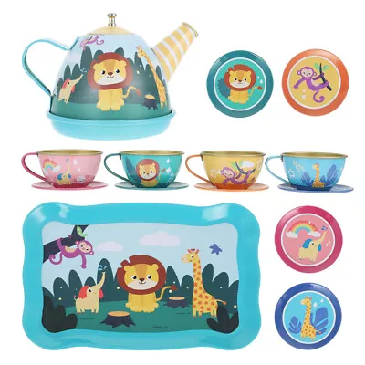 Buy Child Pretend Toy Tin Tea Set Kids Tea Sets For Girls Kids Pretend Toy • 15.88£