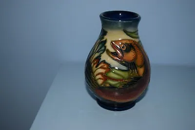 Buy A Rare Moorcroft  Trout  7/3 Vase By Philip Gibson 1999 • 110£