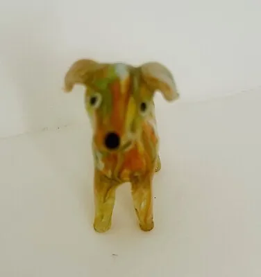 Buy Murate Blown Glass Vintage Dog - Cute Face RARE • 24.99£