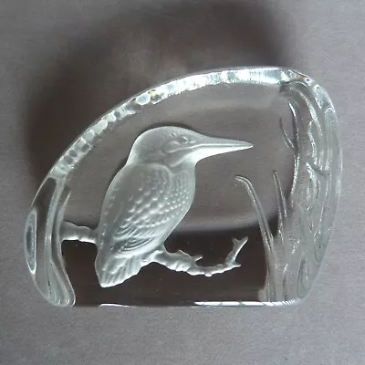 Buy Wedgwood Crystal Wild Bird Paperweight - Kingfisher  • 9.99£