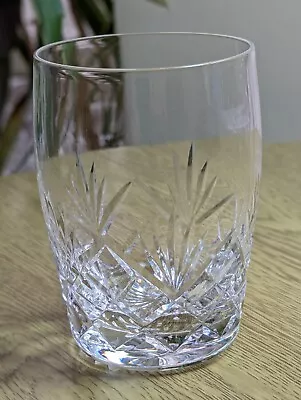 Buy Vintage Crystal Small Barrel Whisky Tumblers 3 1/4  Hand Crafted Super Condition • 4.95£