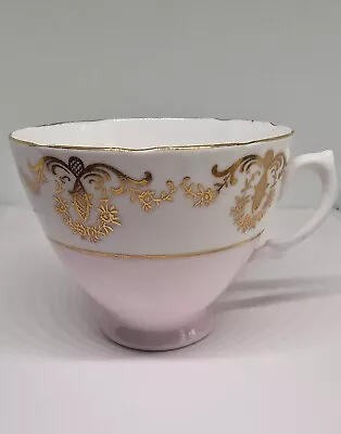 Buy Royal Vale Tea Cup Pink And Gold Lattice Replacement Vintage  • 6£