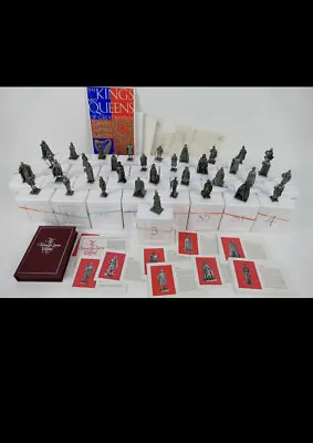 Buy 35 Franklin Mint Kings And Queens Of Britain Series Fine Pewter 1978 Collectors • 199.99£