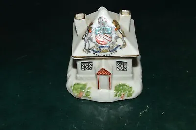 Buy Crested China  Carlton Cottage With Removable Roof Lid & Verse - See Below • 5.99£