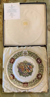 Buy Minton 10.5  Mulberry Hall The Royal Wedding Plate Charles Diana Ltd Edition • 10£