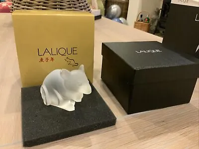 Buy BEAUTIFUL LALIQUE Clear Large Crystal Mouse Sculpture (10686400) Wonderful 💝 • 150£