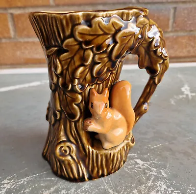 Buy Vintage SylvaC Ceramic Squirrel On A Tree Jug / Pitcher • 15£