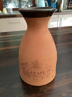Buy Royal Barum Ware Wine Carafe C.H.Brannam Pottery Terracotta Vase • 12.50£
