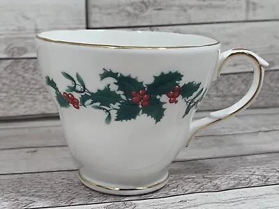 Buy Duchess Bone China Cup - Holly And Berries - Christmas Cup - Vintage China • 8.95£