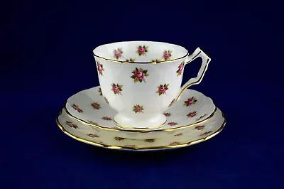 Buy AYNSLEY Vintage Bone China Miniature Pink Roses X1 Trio Tea Cup & Saucer PERFECT • 24.50£
