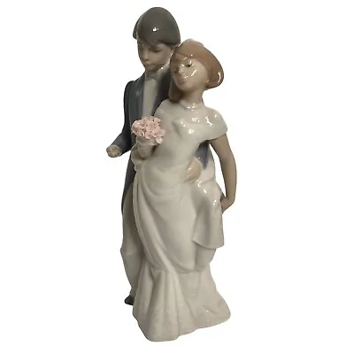 Buy Vintage Lladro 6164 Wedding Bells Figurine 8.5  Bride & Groom 1994 DAMAGE Read • 22.38£