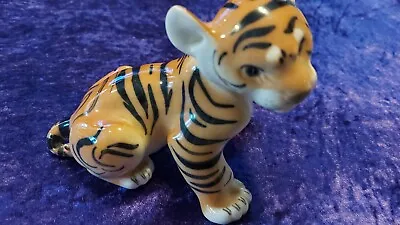 Buy Vintage Lomonosov Porcelain Figurine Tiger. Made In USSR • 35£