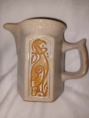 Buy Vintage Welsh Pottery Jug, Celtic Griffin Design - Tyn Llan Pottery Ending Soon • 22.99£