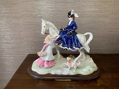 Buy Very Rare Coalport Figurine. Limited Edition No 65 Of 250 ‘A Flower For My Lady’ • 1,270£