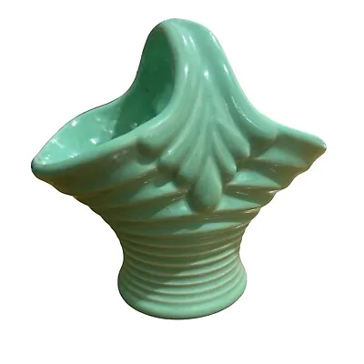 Buy Govancroft Vintage Mantle Vase Scottish Pottery Green Ribbed Posy Jewellery Dish • 8.25£