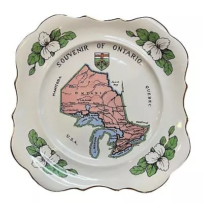 Buy Souvenir Plate VNTG Toronto Ontario Canada SandLand Ware 8x8  Staffordshire Eng • 11.43£