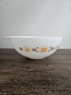 Buy Vintage PYREX Town And Country #444 Cinderella Bowl, 4-Quart With Quilt Design • 16.63£