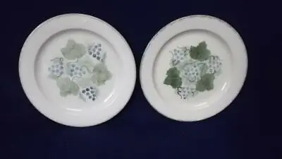Buy Poole Vineyard Hand Painted 10 1/4  Dinner Plates X 2 - Excellent • 20£
