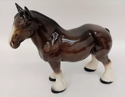 Buy Melba Ware Shire Horse Figurine Decorative Collectable Animal Ornament 28.5cm • 9.99£
