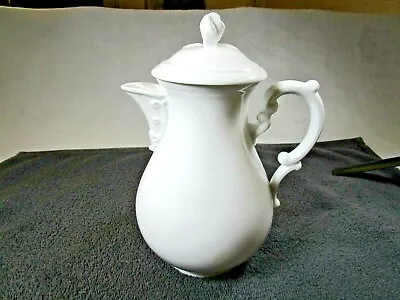 Buy Lovely Elegant Hutschenreuther Germany White Glaze China / Porcelain Coffee Pot. • 19.95£
