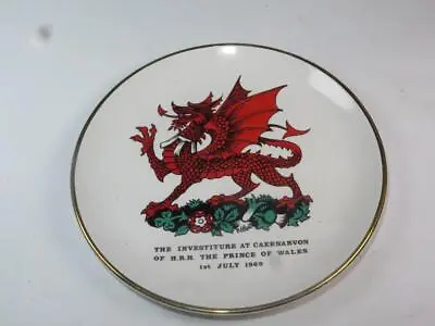 Buy ROYAL TUDOR WARE Commemorative Plate Investiture Of The Prince Of Wales 1969 • 9.99£