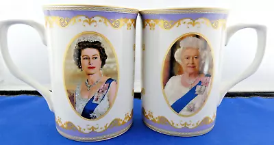 Buy Queen Elizabeth II Commemorative Mug Fine China Frm Royal Heritage Free Ship NEW • 14.21£