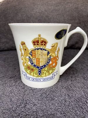 Buy Aynsley Fine Bone China Mug/Cup 90th Commemorate The Birthday Of HM Queen Mother • 6.49£