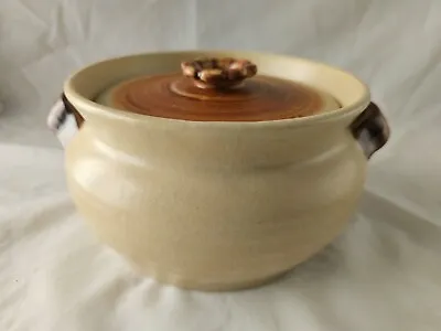 Buy Bullers Studio Pottery Modernist Lidded Pot By Agnete Hoy, Circa 1940s • 60£