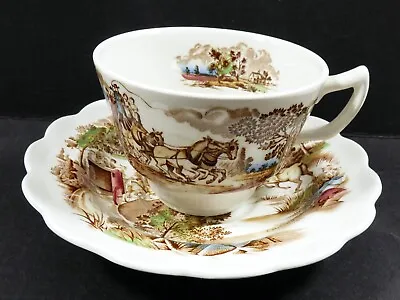 Buy Ridgway Potteries Catching Mail  Tea Cup & Saucer Set Staffordshire England • 18.70£