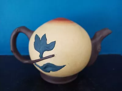 Buy Antique Chinese Yixing Zisha Mystery Clay Teapot In The Form Of A Peach • 2.99£