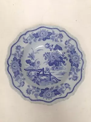 Buy Antique Hicks And Meigh Stone China Pattern No. 21 Dish Blue And White 10  Wide • 4.99£